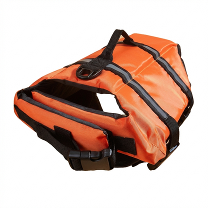 TruePet Hunde-Schwimmweste mit Rettungsgriff | Reflektierend | Verstellbar | XXS-XXL