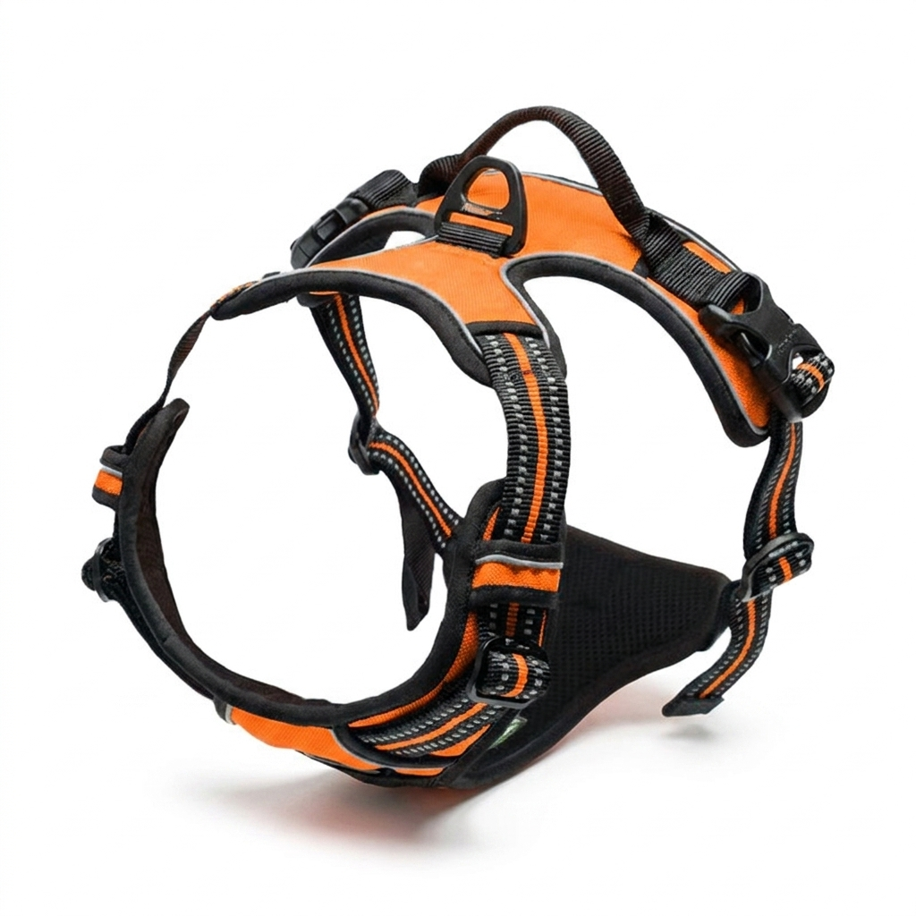 TruePet Anti-Zug Hundegeschirr Orange