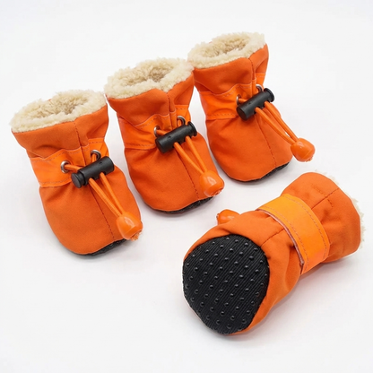 TruePet Hundeschuhe 4er-Set | Wasserdicht & Rutschfest | Pfotenschutz Sommer & Winter