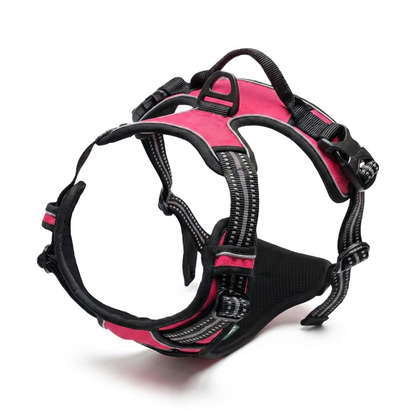 TruePet Anti-Zug Hundegeschirr Rosérot