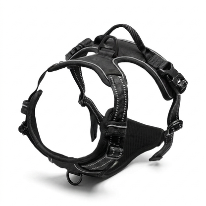 TruePet Anti-Zug Hundegeschirr Schwarz