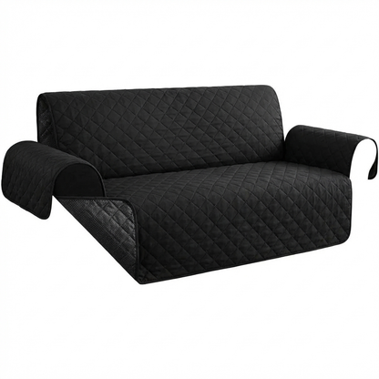 TruePet Wasserdichte Sofa-Schutzdecke | Rutschfest & Gesteppt | 1-3 Sitzer