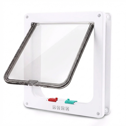 TruePet Katzenklappe Magnetisch - Weiss