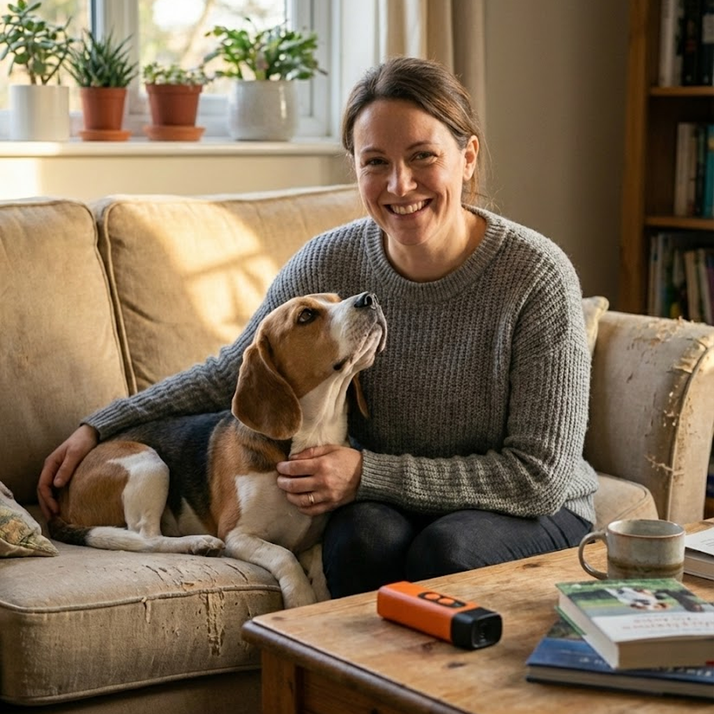 SilentPaw Pro™ | Ultraschall Anti-Bell-Trainer für Hunde – Sanft & Effektiv