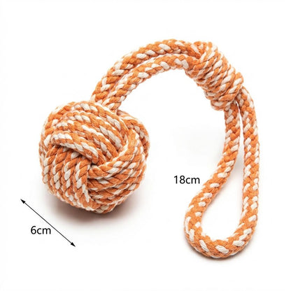 wurfball-mit-seil Orange