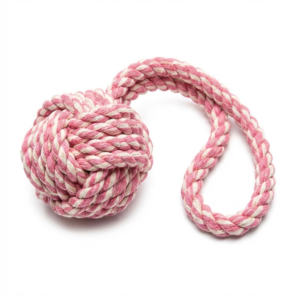 wurfball-mit-seil Rosa