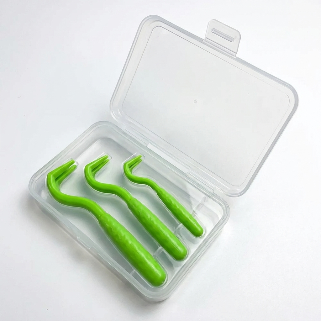 TruePet Premium Zeckenzange Edelstahl Set | 3-teilig